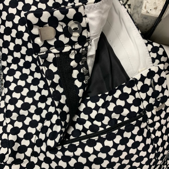 H&M Ankle-Length Patterned Trousers - Black & White - Picture 4 of 5